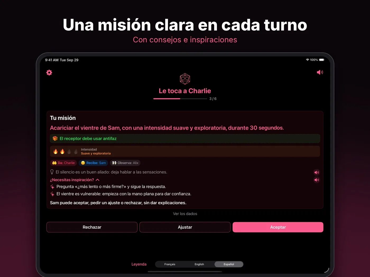 Una misión clara en cada turno