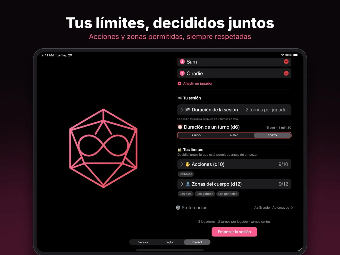Vuestros límites, decididos juntos