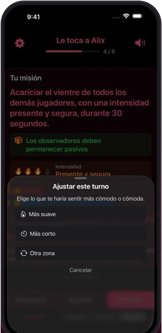 Suavizar, acortar o decir no