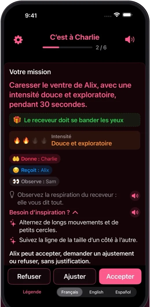 Une mission claire à chaque tour