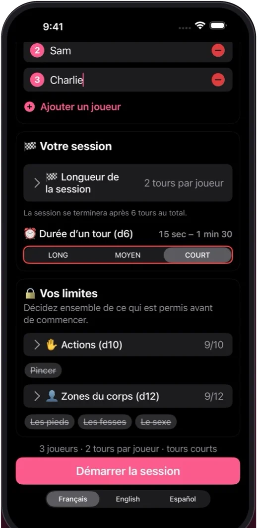 Vos limites, décidées ensemble