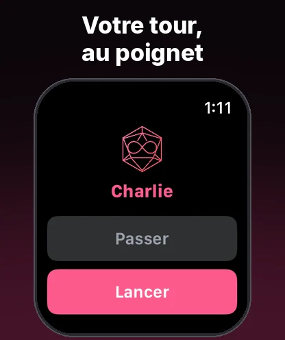 Le jeu, au poignet